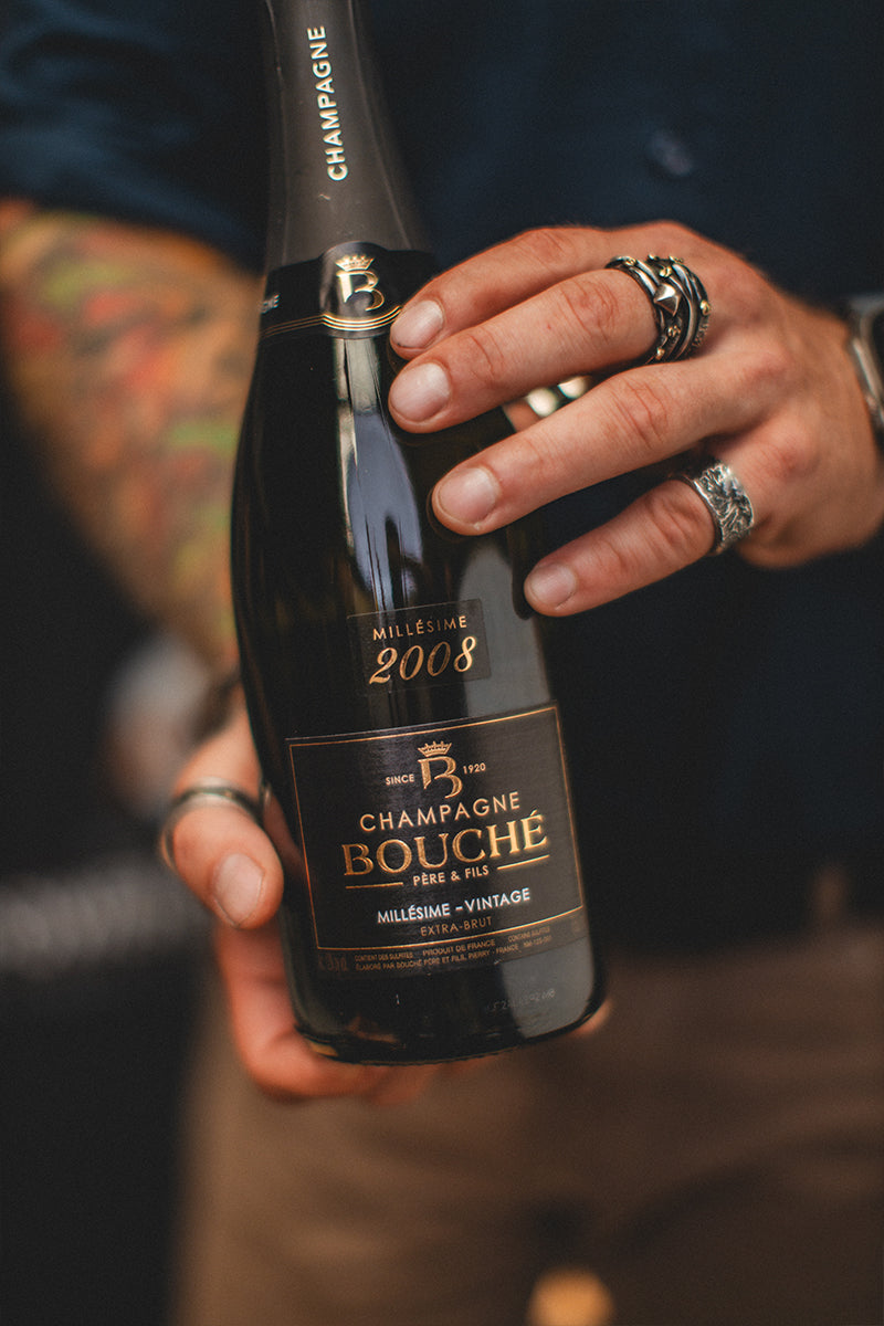 Andy Champagne Bouché Père & Fils millisime 2008 Champagner guter wein geile weine close up