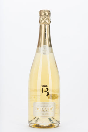Champagne Bouché Pére et Fils Cuvée Saphir Brut Französischer Champagner Flasche Frontansicht