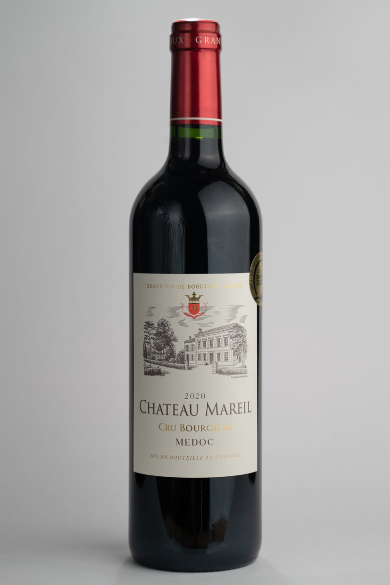 2020 Château Mareil Médoc Französischer Rotwein Flasche Frontansicht 