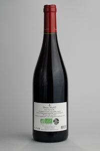 2021  Domaine Benedetti Mére Nature Rouge Französischer Rotwein Flasche Rückansicht Etikett