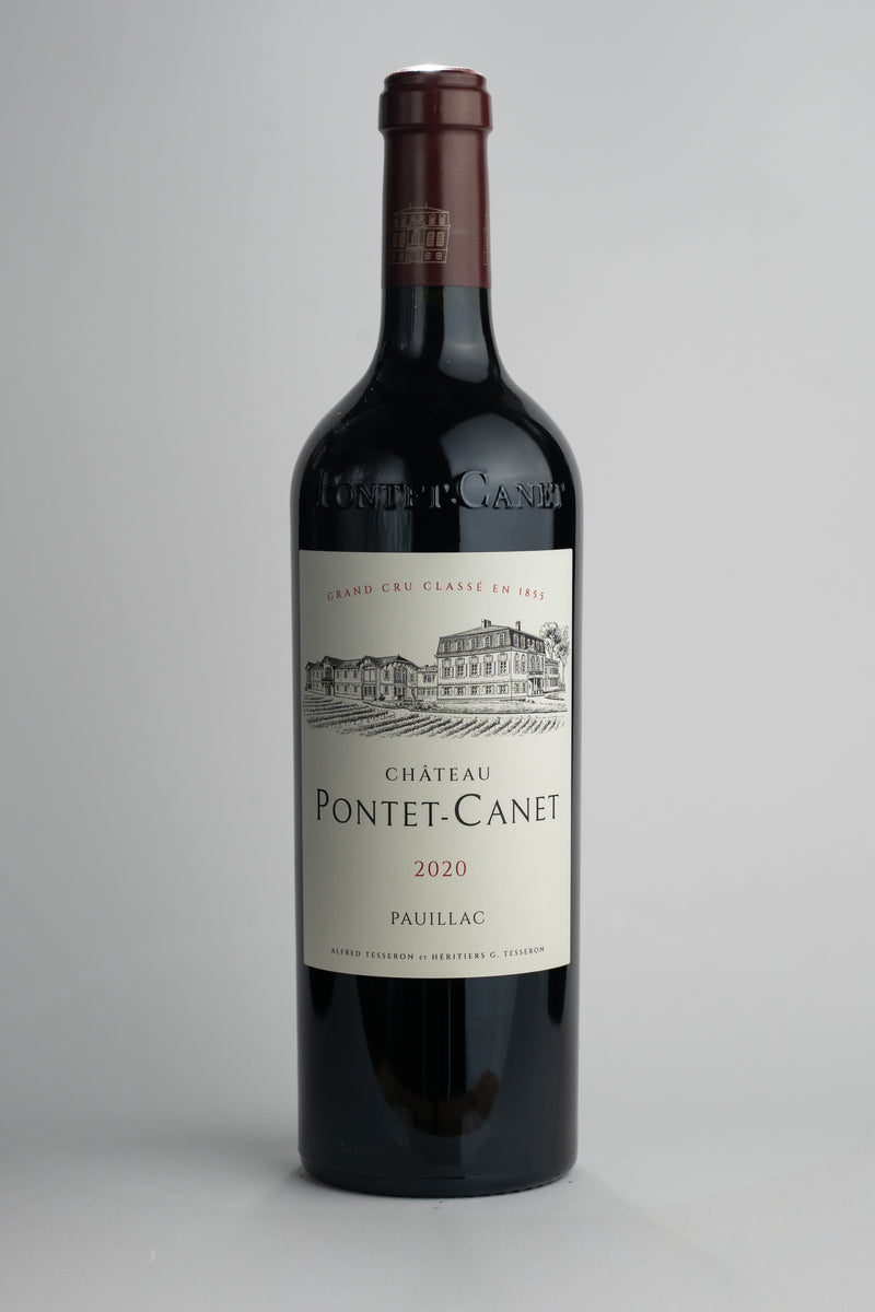 2020 Château Pontet Canet Pauillac Französischer Rotwein Flasche Frontansicht