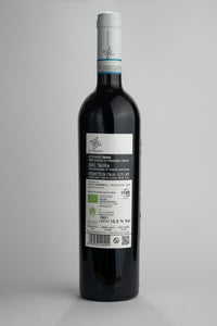 2021 Weinkontor Seemann Selection No.1 Nero d'Avola sizilianischer Rotwein Flasche Rückansicht Etikett