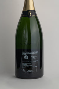 2011 Champagne Bouché Pére et Fils Millesime Brut Französischer Champagner Flasche Magnum Rückansicht