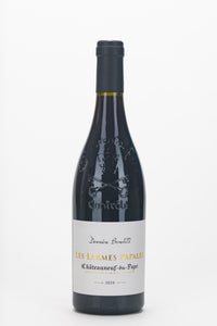  Domaine Benedetti "Les Larmes Papales" Châteauneuf-du-Pape Französischer Rotwein Flasche Frontansicht 